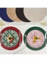 Guzzini, TOVAGLIETTA TONDA DOUBLE-FACE FABRIC NERA